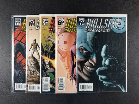 Bullseye: Greatest Hits #1-5 Set (Marvel, 2004-05)