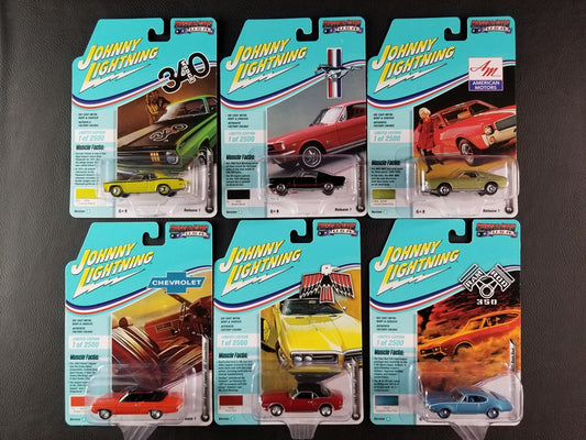 Johnny Lightning - Muscle Cars USA (2020 Release 1) (Version A) Complete Set