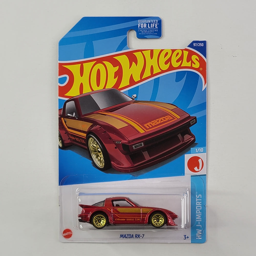 Hot Wheels - Mazda RX-7 (Metalflake Dark Red)