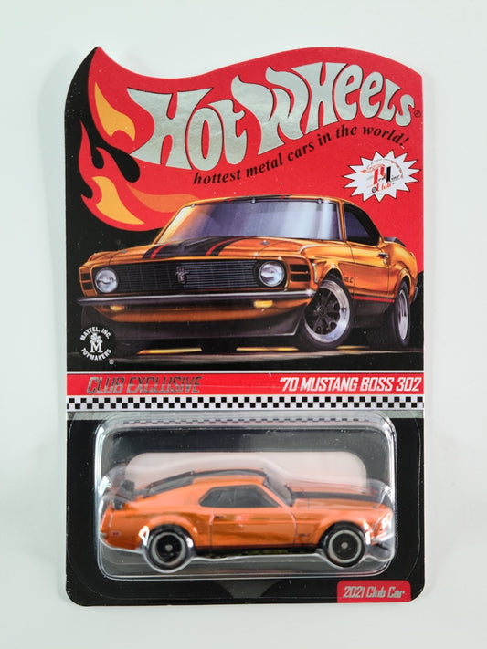 Hot Wheels - '70 Mustang Boss 302 (Spectraflame Bright Orange) [RLC Exclusive]