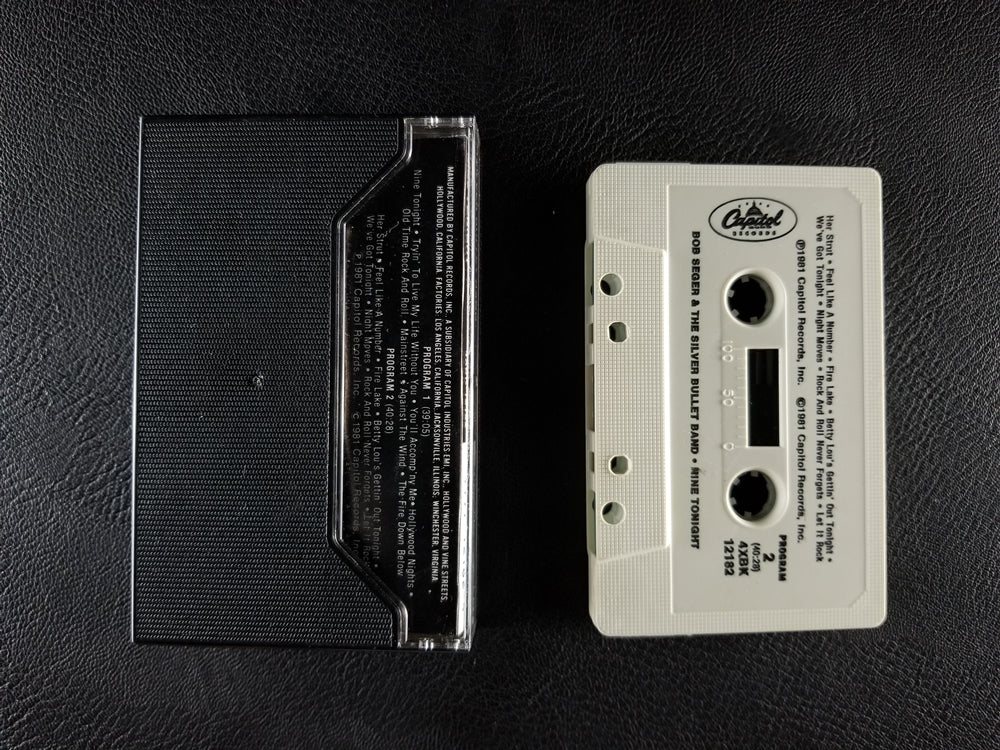 Bob Seger & The Silver Bullet Band - Nine Tonight (1981, Cassette)