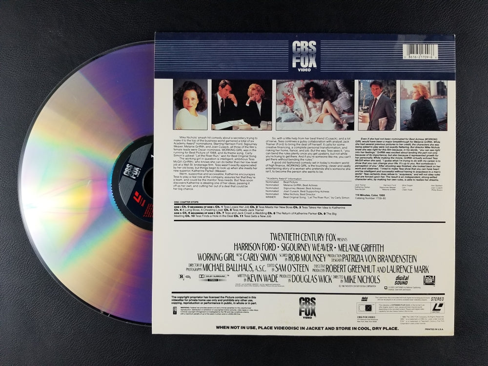 Working Girl (1989, Laserdisc)