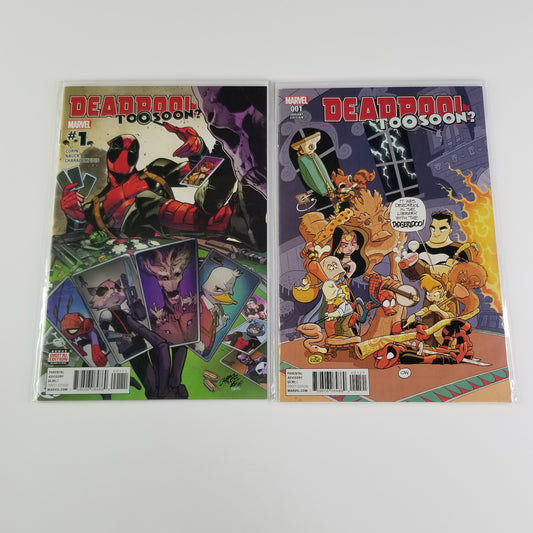 Deadpool Too Soon (Marvel, 2016) #1A and #1B Variant Set