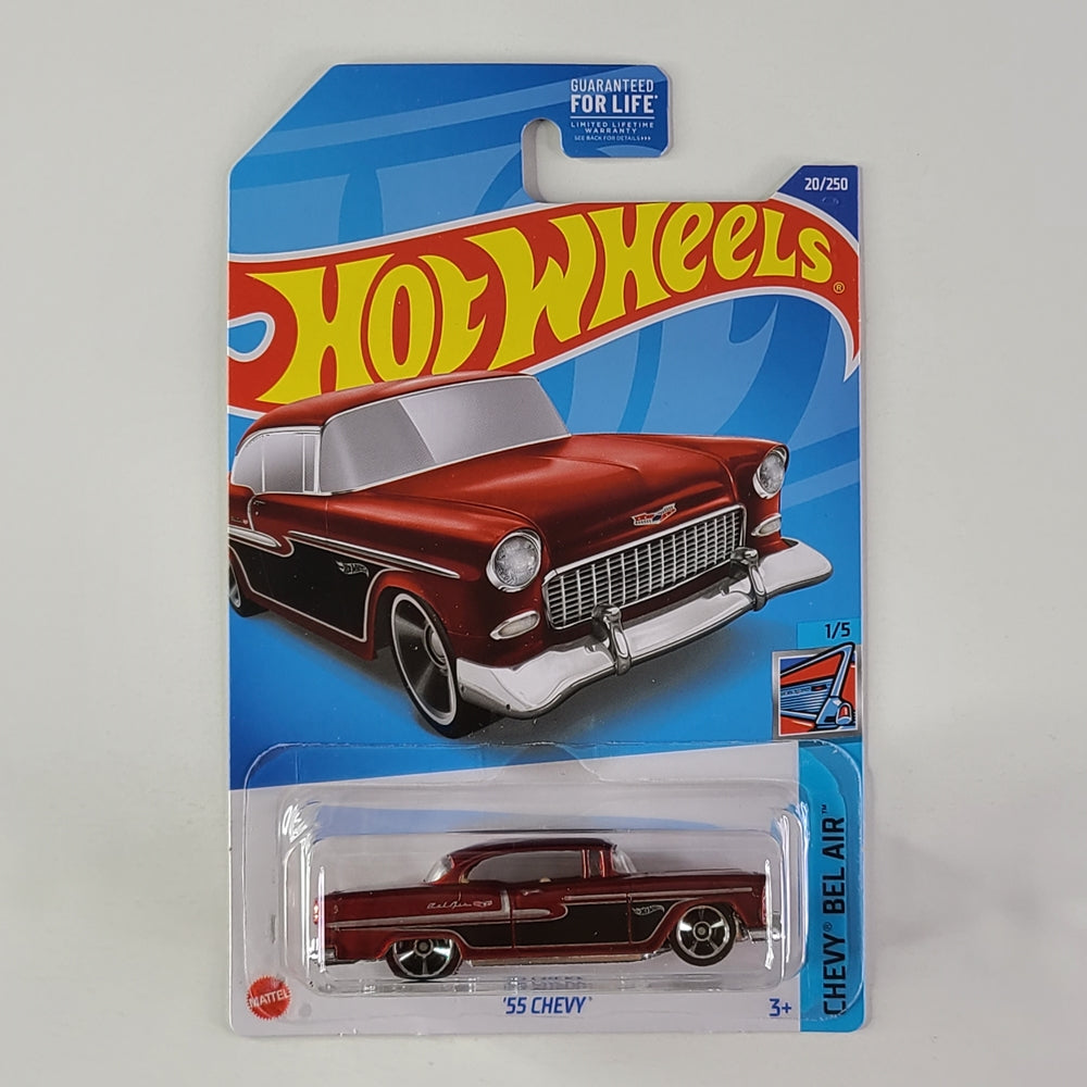 Hot Wheels - '55 Chevy (Metalflake Red)