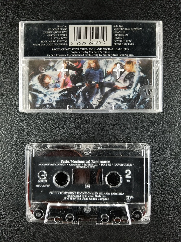 Tesla - Mechanical Resonance (1986, Cassette)
