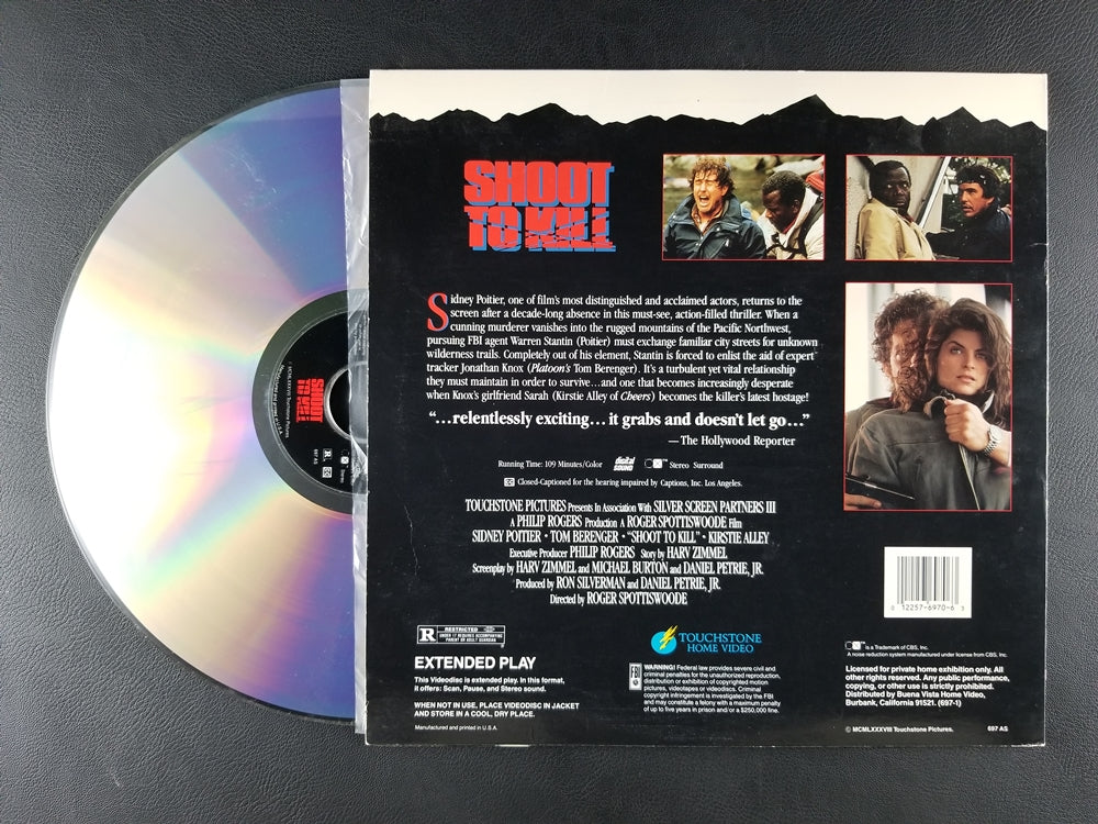 Shoot to Kill (1988, Laserdisc)