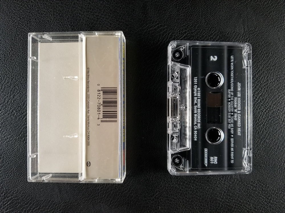 John Lee Hooker & Canned Heat - Hooker in Heat (1986, Cassette)