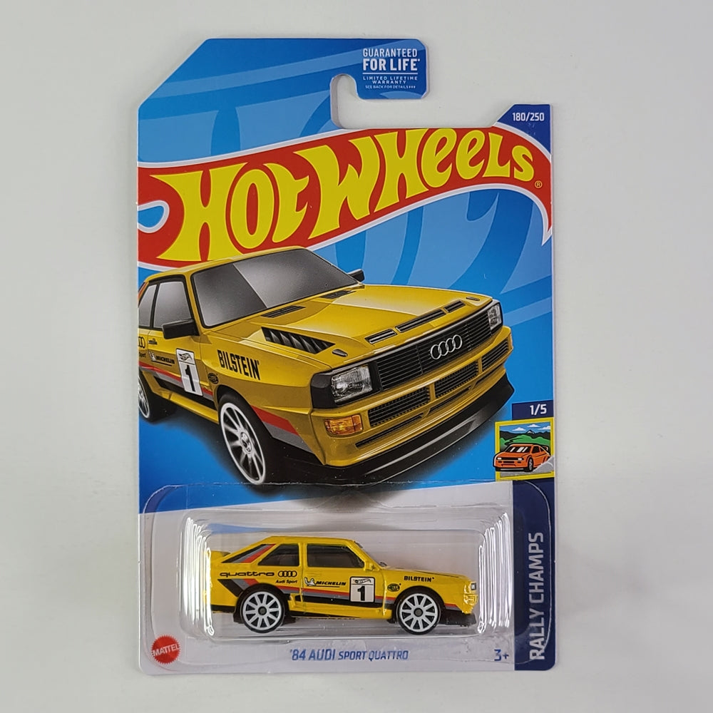 Hot Wheels - '84 Audi Sport Quattro (Yellow)