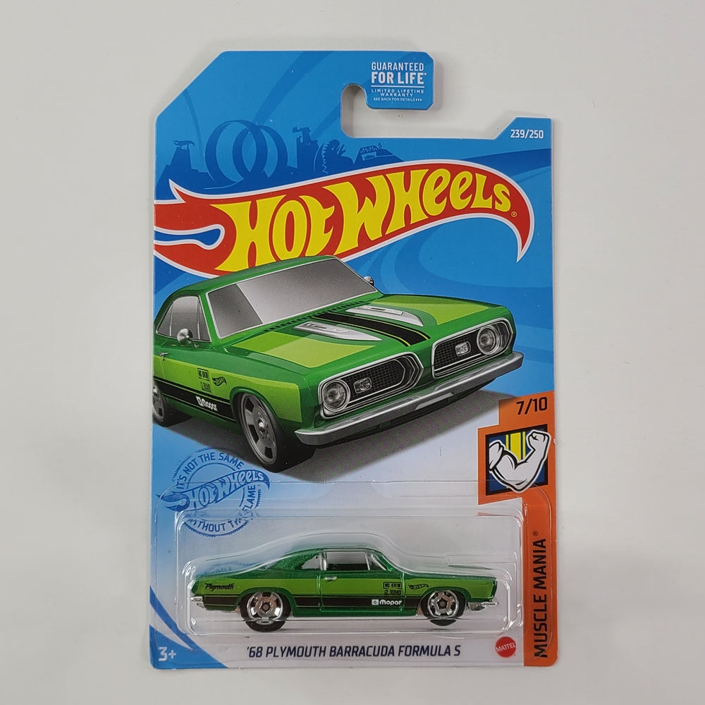 Hot Wheels - '68 Plymouth Barracuda Formula S (Metallic Green)