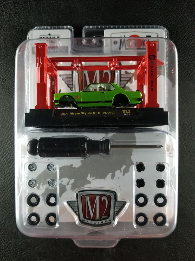 M2 Model Kit - 1971 Nissan Skyline GT-R (Light Green)