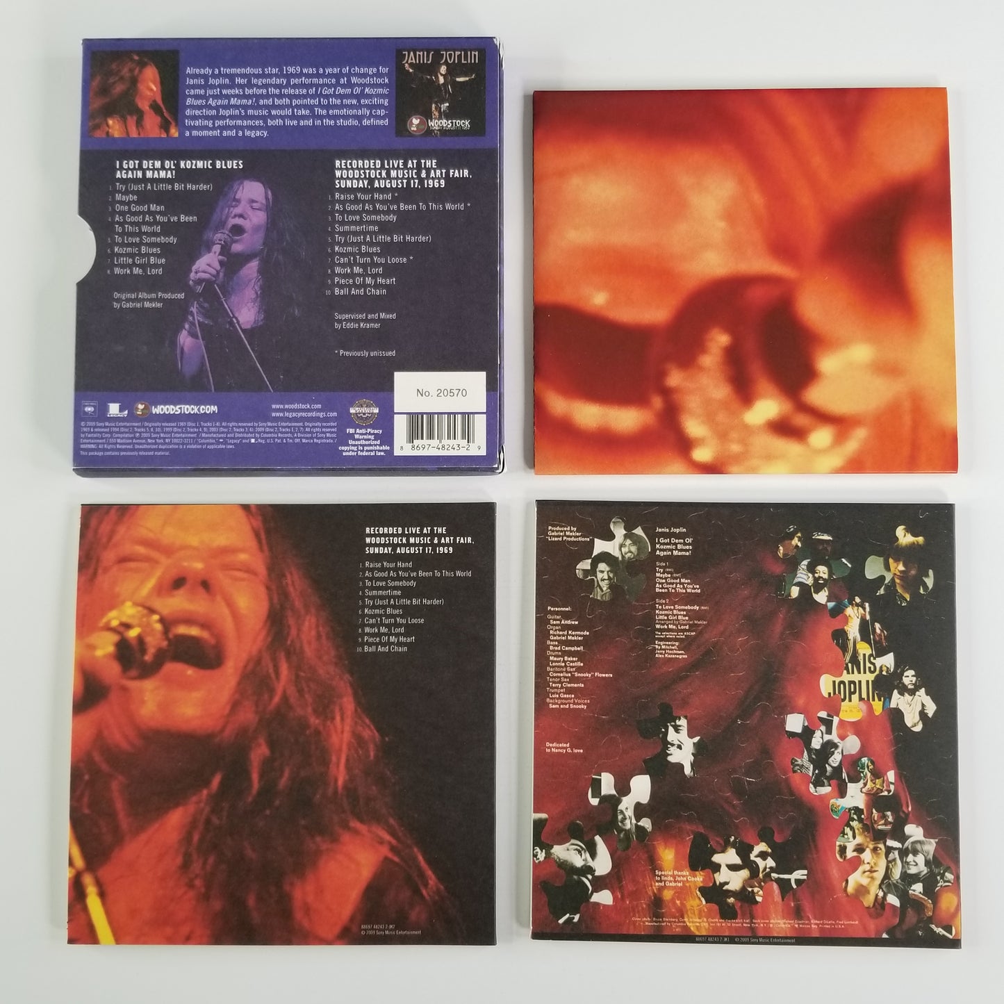 Janis Joplin – The Woodstock Experience (2009, 2x CD Set) 88697 48243 2