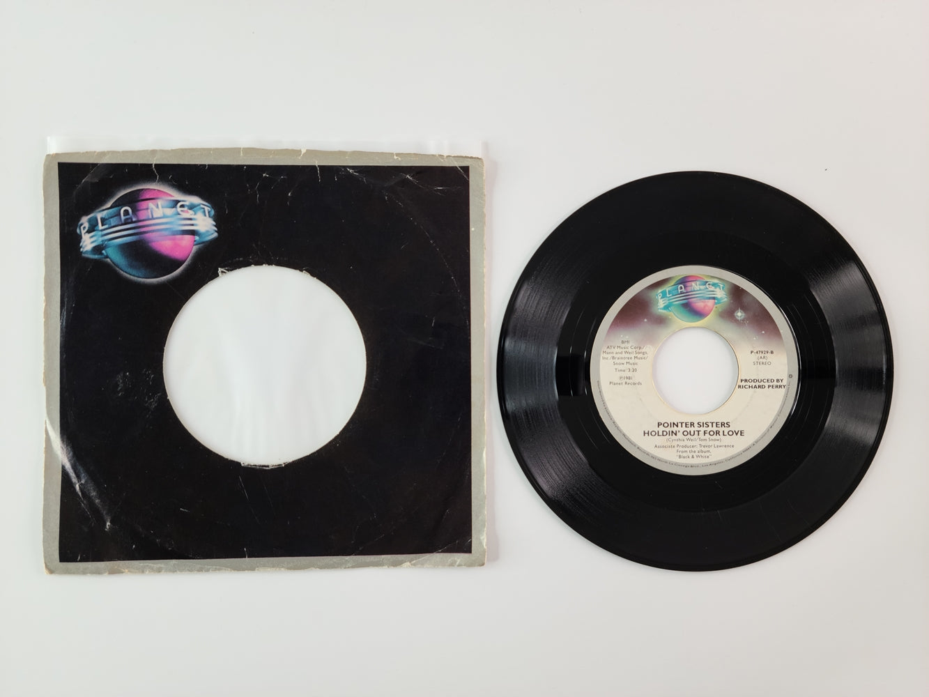 Pointer Sisters - Slow Hand (1981, 7'' Single)