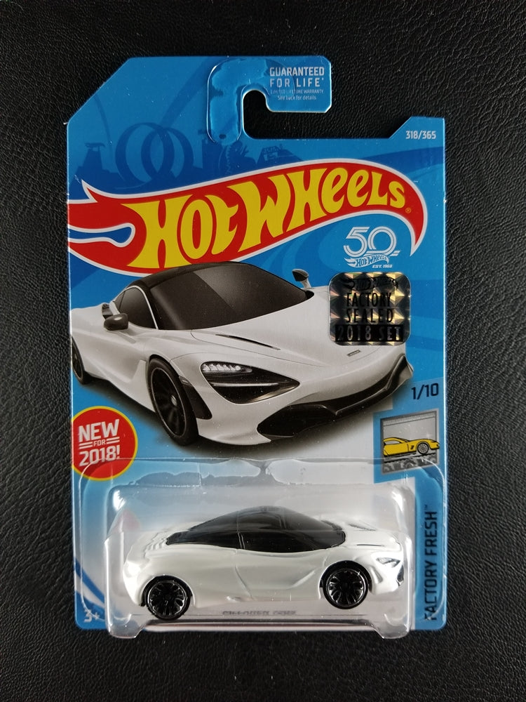 Hot Wheels - Mclaren 720s (white) [factory Sealed 2018 Set] – Throwback 