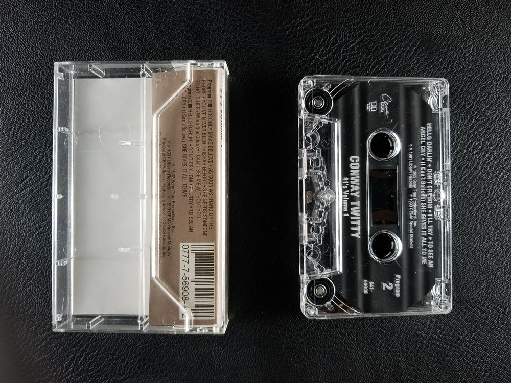 Conway Twitty - #1's Volume 1 (1993, Cassette)