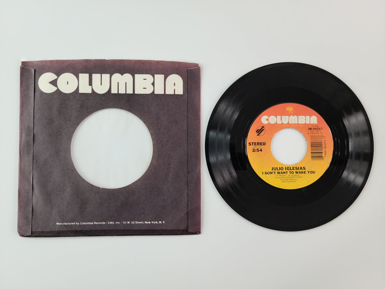 Julio Iglesias & Willie Nelson - To All the Girls I've Loved Before (1984, 7'' Single)