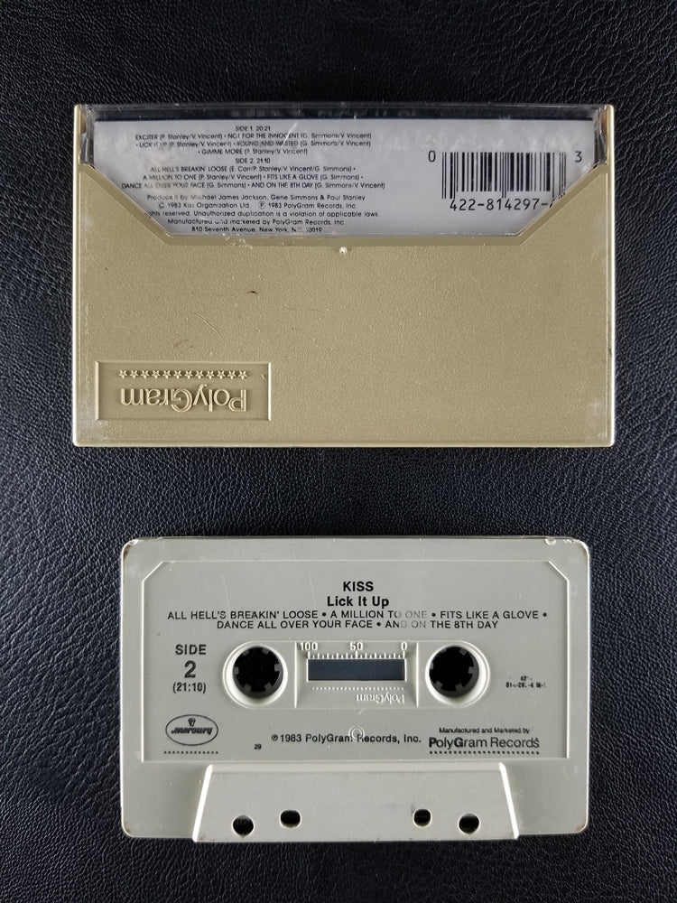 KISS - Lick It Up (1983, Cassette)