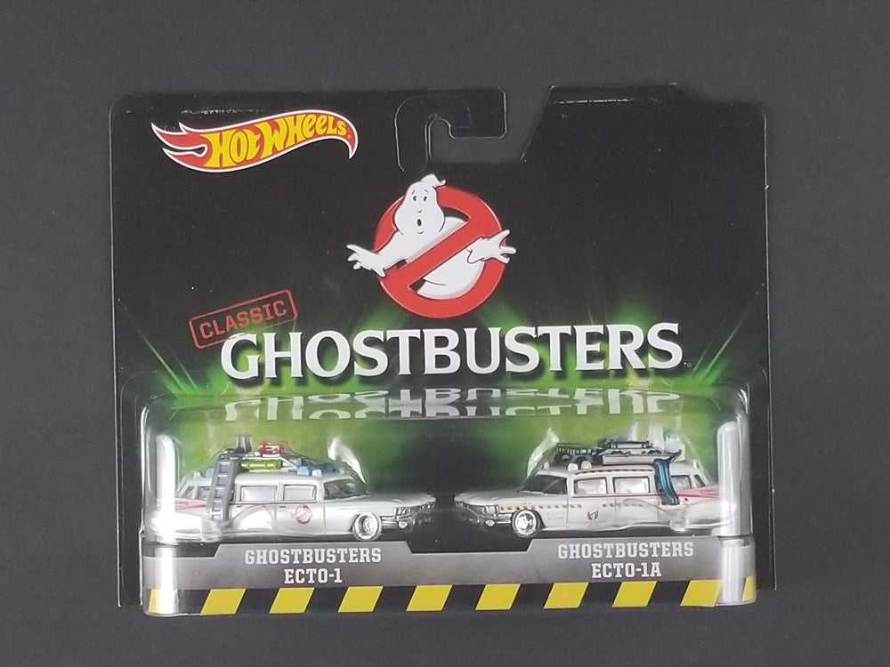 Hot Wheels - Ghostbusters 2-Pack: Ecto-1 & Ecto-1A (White)