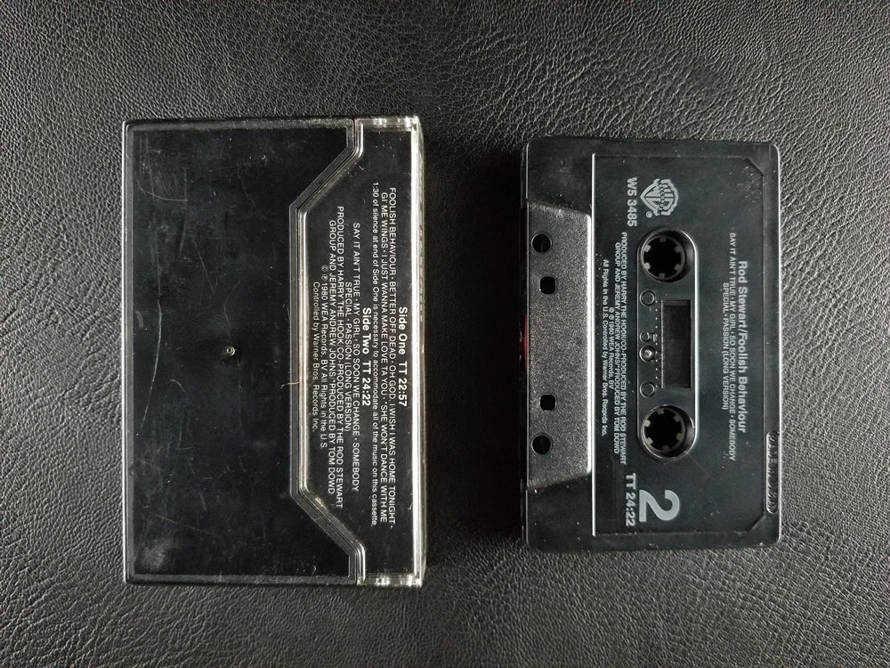 Rod Stewart - Foolish Behaviour (1980, Cassette)