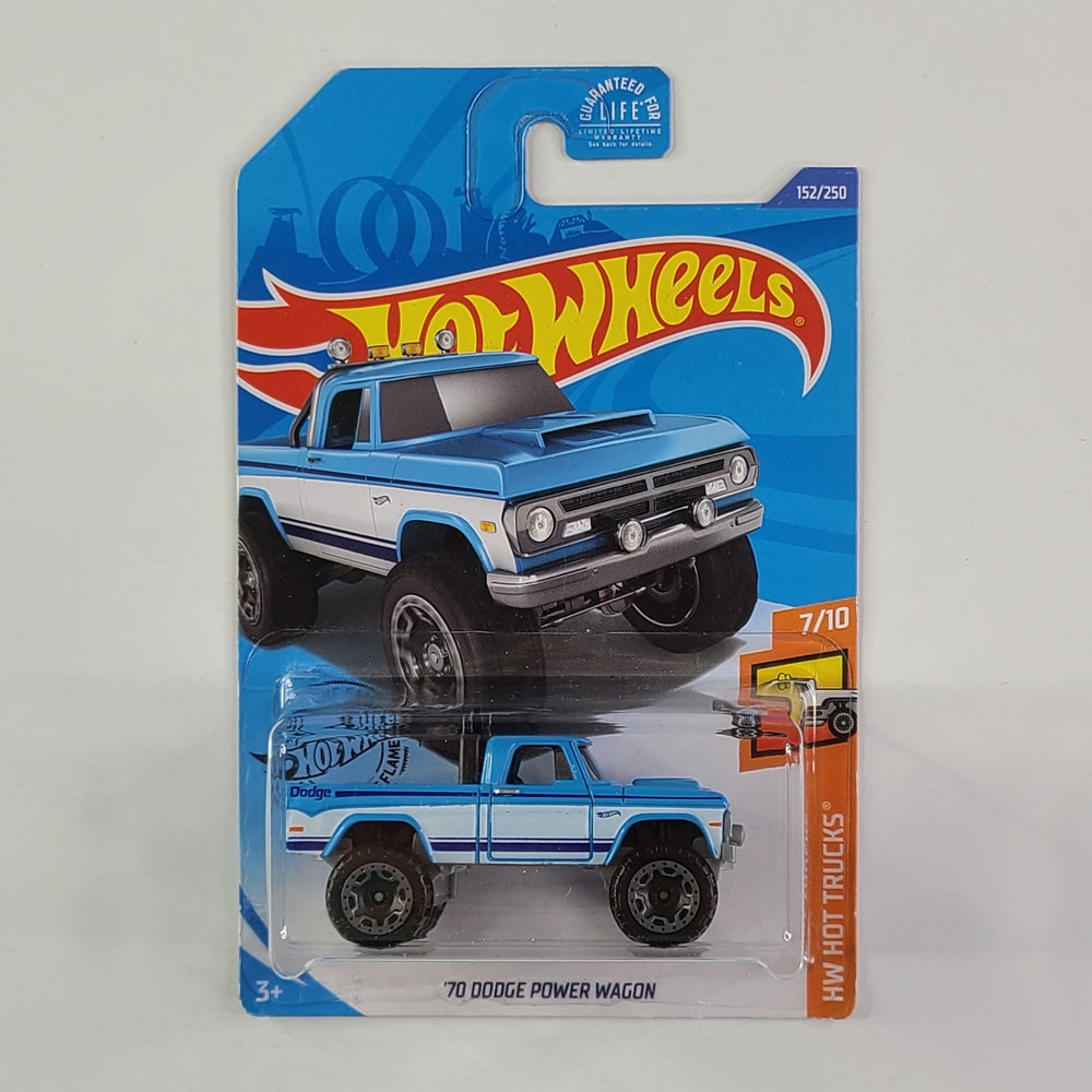 Hot Wheels - '70 Dodge Power Wagon (Light Blue)