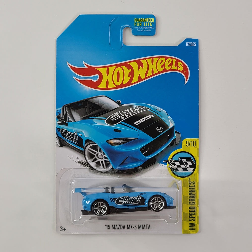 Hot Wheels - '15 Mazda MX-5 Miata (Blue)