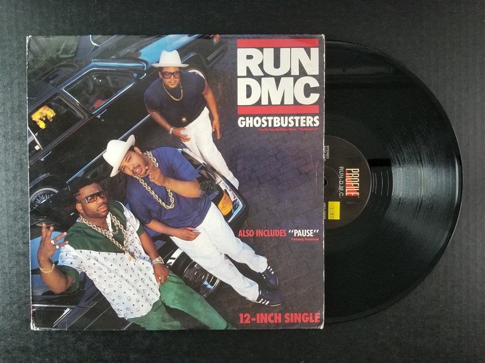 RunDMC Ghostbusters / Pause (1989, 12'' Single) Throwback Collectibles