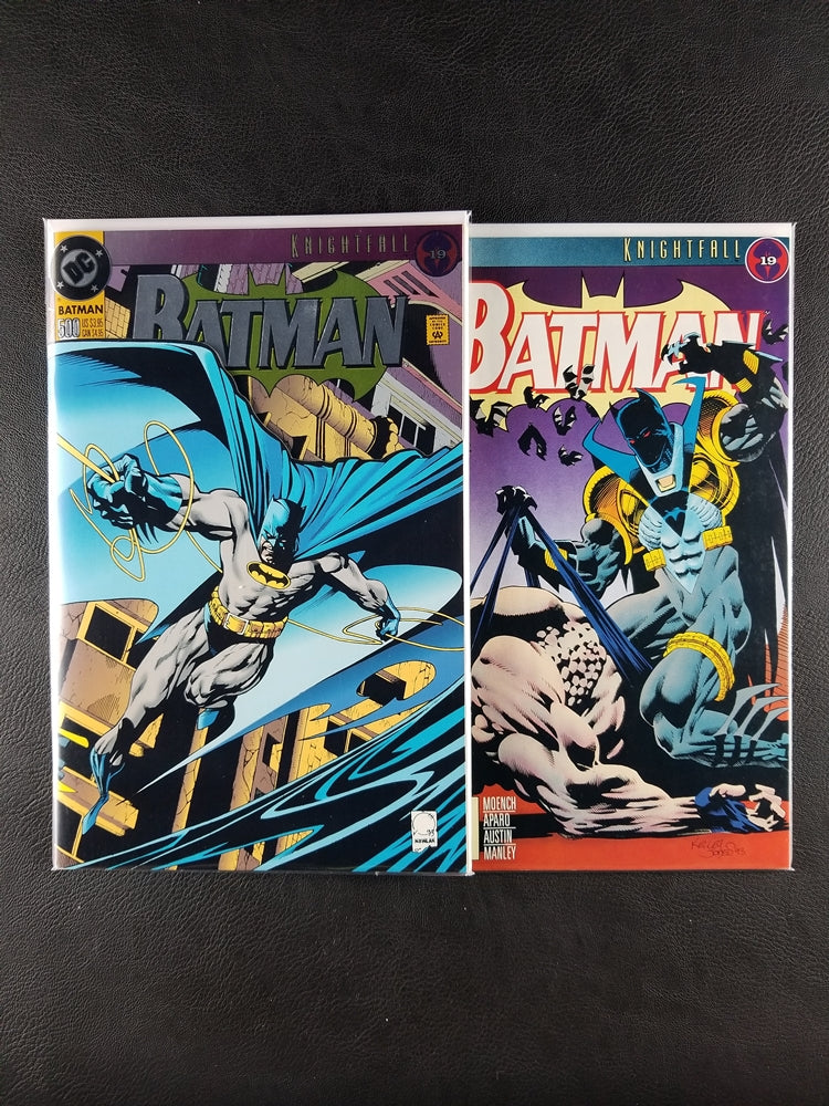 Batman #500D & 500U Set (DC, October 1993)