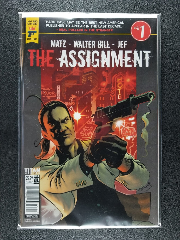 The Assignment #1A, 1D, 1E Set (Titan Comics, 2017)
