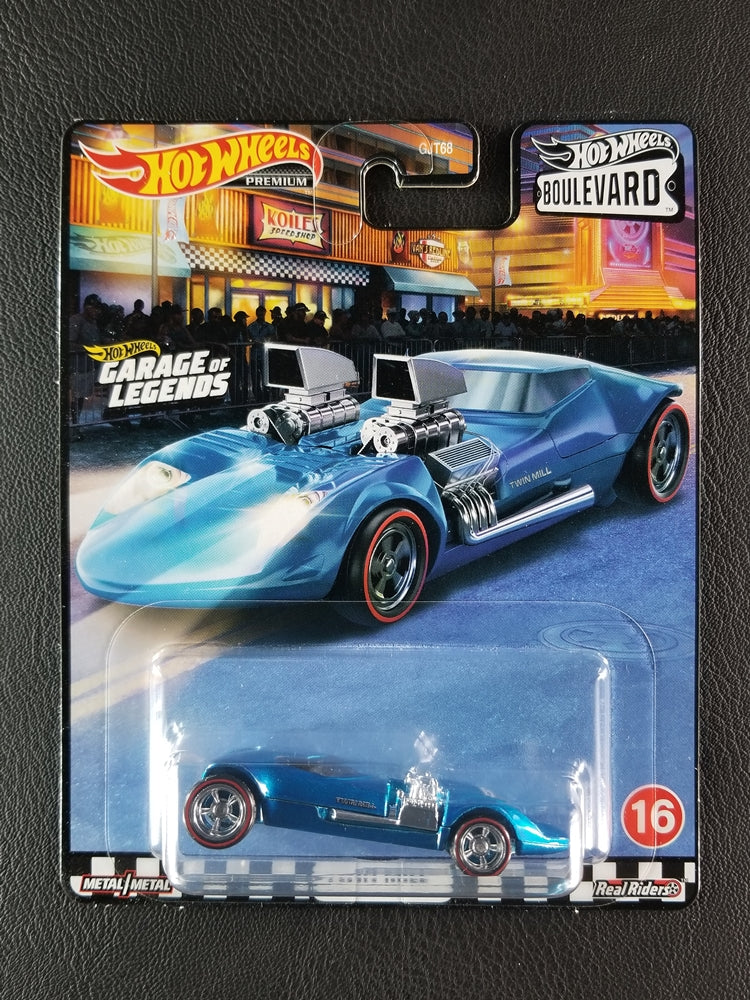 Hot Wheels Premium - Twin Mill (Metallic Blue) [16/20 - Hot Wheels Boulevard (2020) (Mix D)