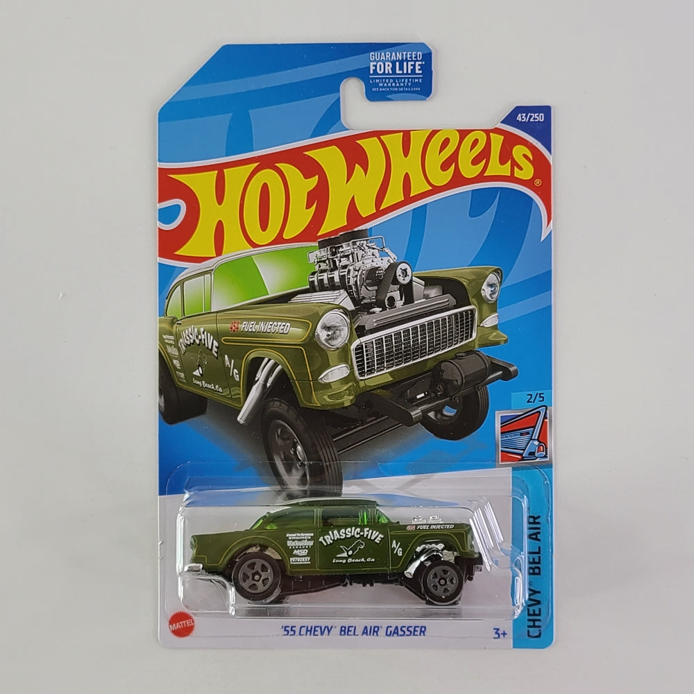 Hot Wheels - '55 Chevy Bel Air Gasser (Matte Olive)