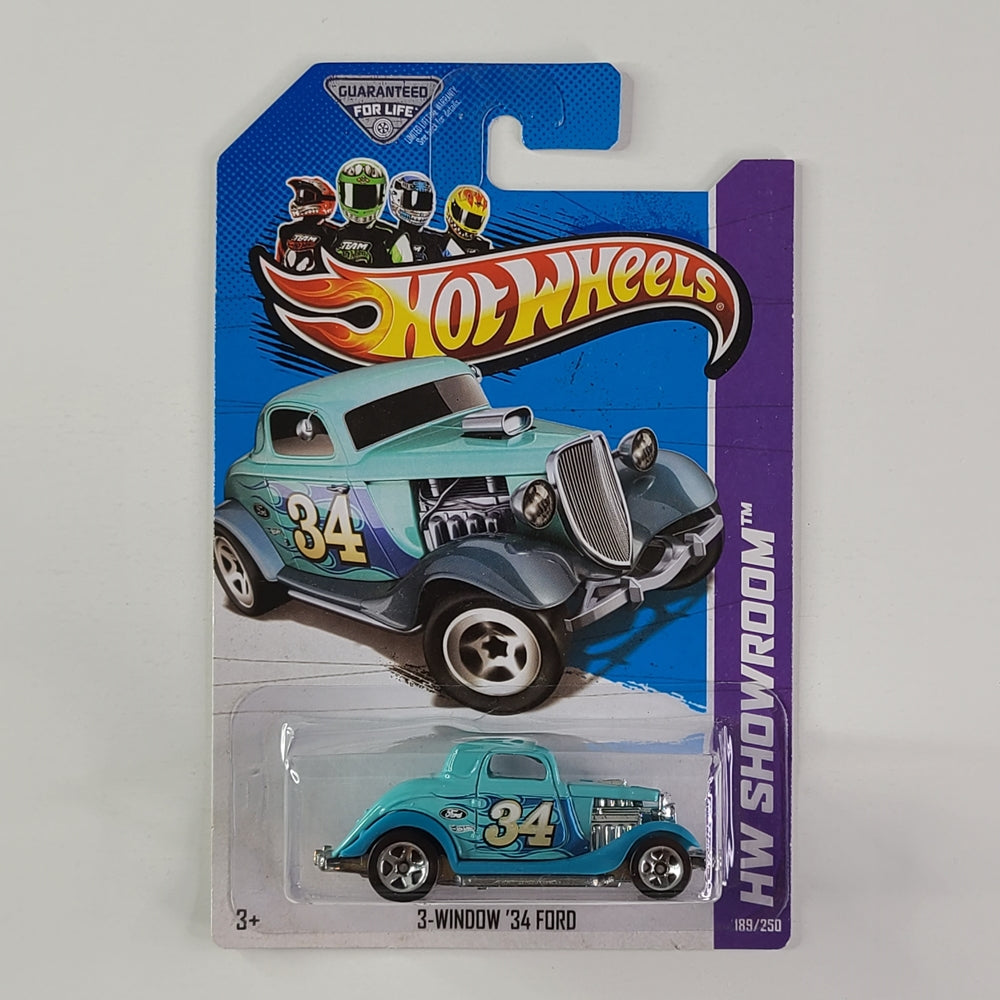 Hot Wheels - 3-Window '34 Ford (Enamel Light Blue)