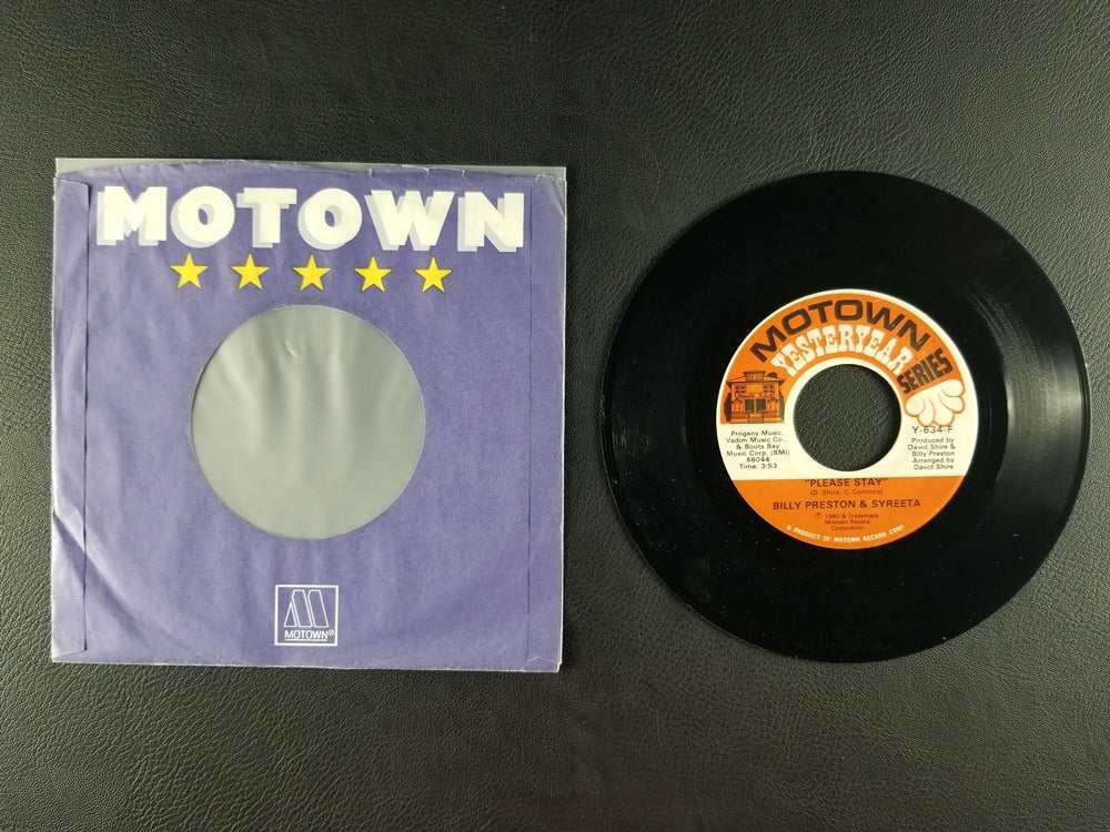Billy Preston & Syreeta - With You I'm Born Again / Please Stay (1988, 7'' Single)