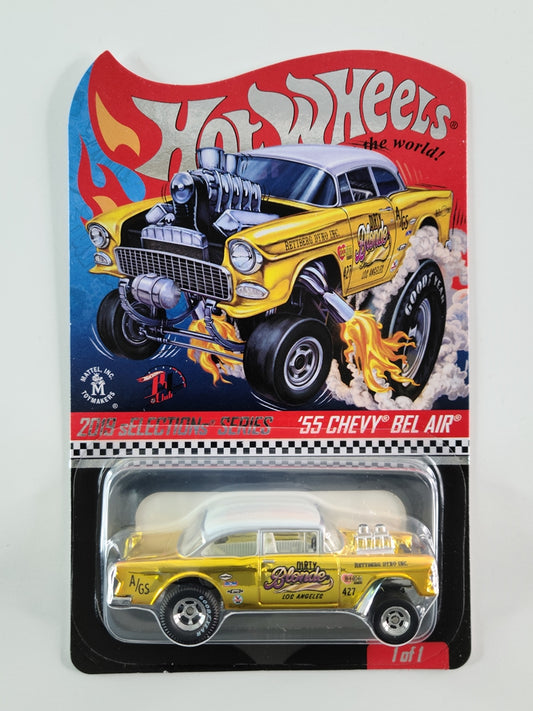 Hot Wheels - '55 Chevy Bel Air (Spectraflame Yellow) [2019 RLC sELECTIONs Series]