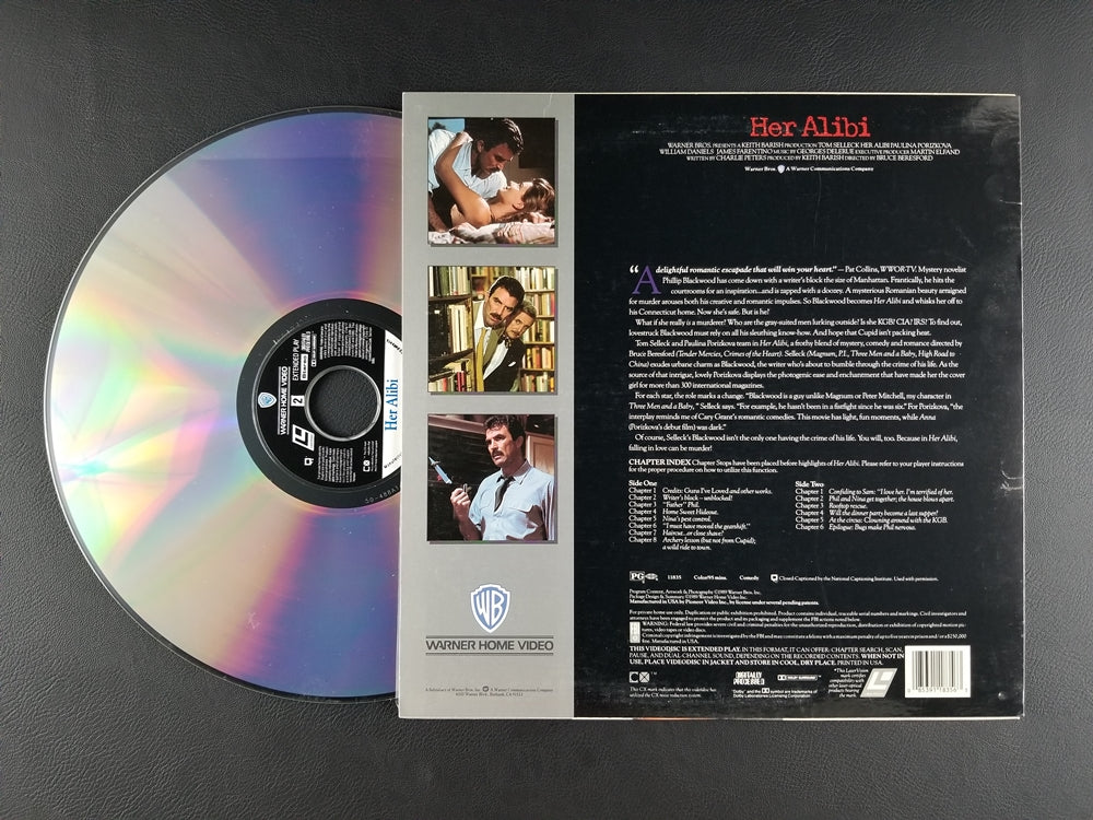 Her Alibi (1989, Laserdisc)