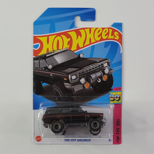 Hot Wheels - 1988 Jeep Wagoneer (Matte Black & Black)