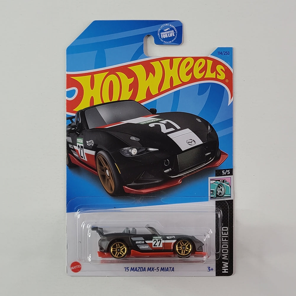 Hot Wheels - '15 Mazda MX-5 Miata (Matte Black)