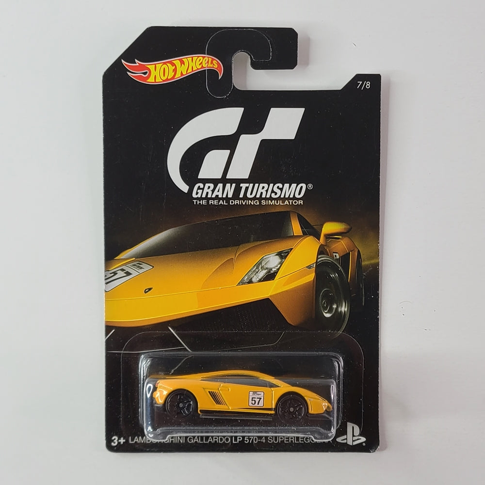 Hot Wheels - Lamborghini Gallardo LP 570-4 Superleggera (Dark Yellow)