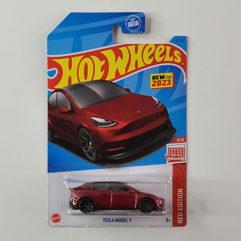 Hot Wheels - Tesla Model Y (Midnight Cherry Red) [Target Exclusive]