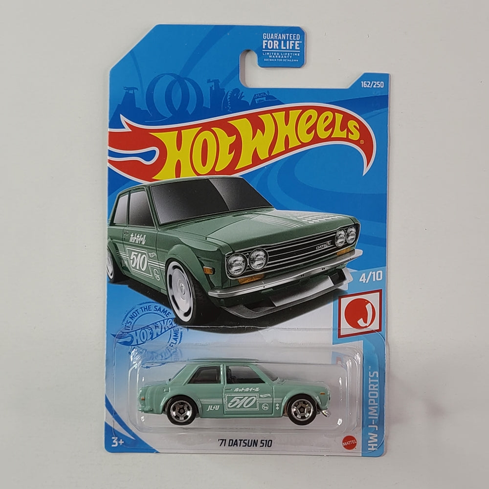 Hot Wheels - '71 Datsun 510 (Seafoam Green)