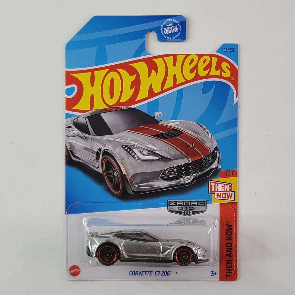 Hot Wheels - Corvette C7 Z06 (ZAMAC) [Wal-Mart Exclusive]