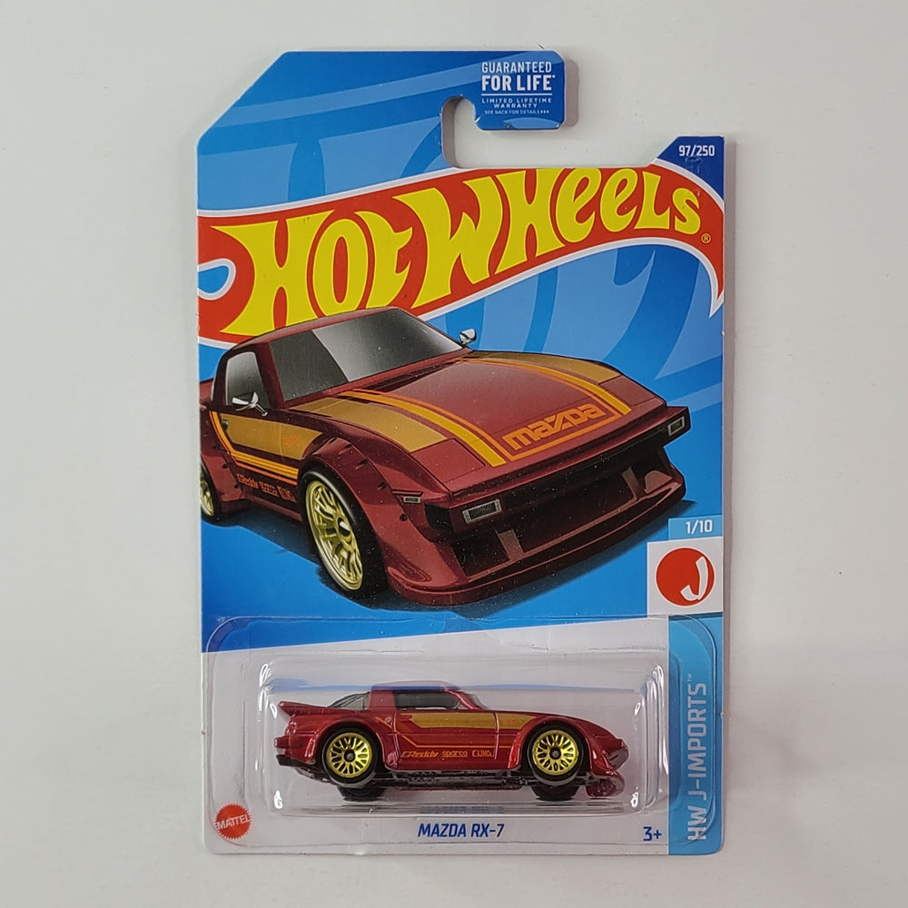 Hot Wheels - Mazda RX-7 (Metalflake Dark Red)