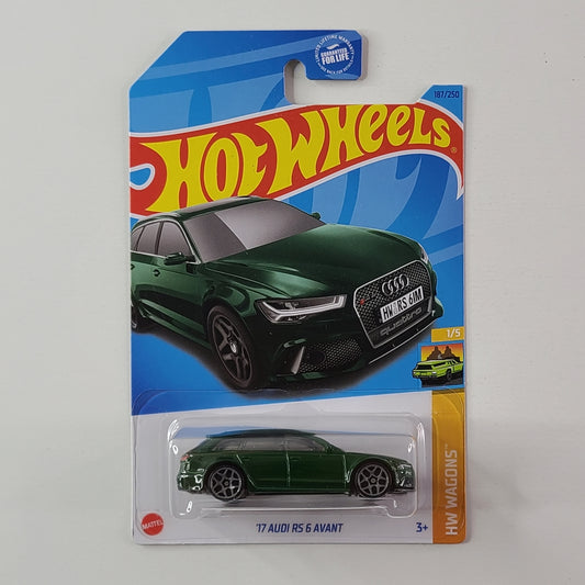 Hot Wheels - '17 Audi RS 6 Avant (Goodwood Green)