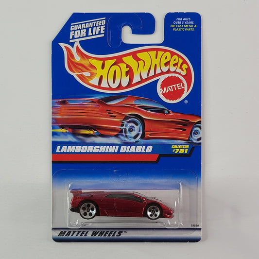 Hot Wheels - Lamborghini Diablo (Metalflake Dark Red)