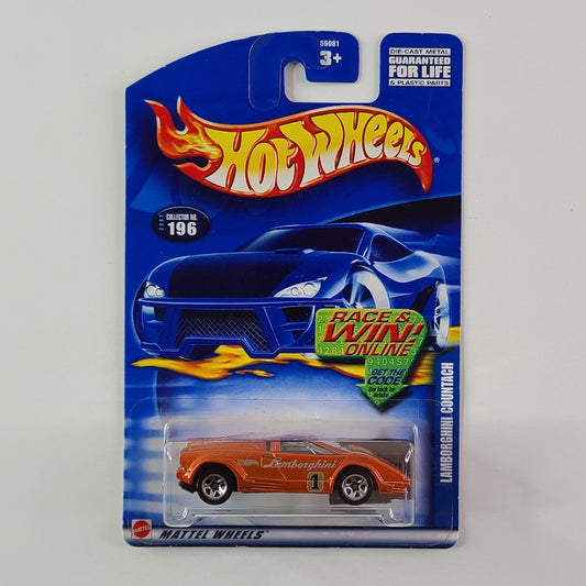 Hot Wheels - Lamborghini Countach (Metalflake Dark Orange)