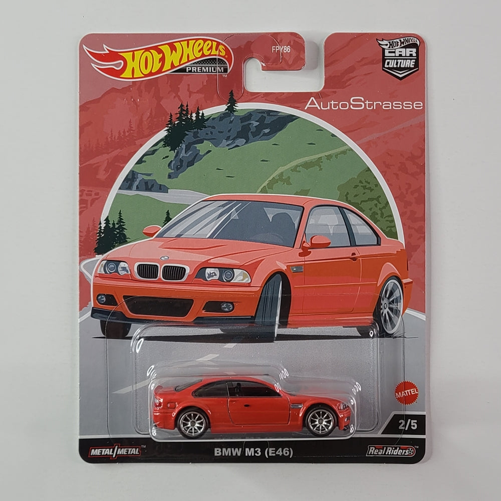 Hot Wheels Premium Real Riders - BMW M3 (E46) (Imola Red)