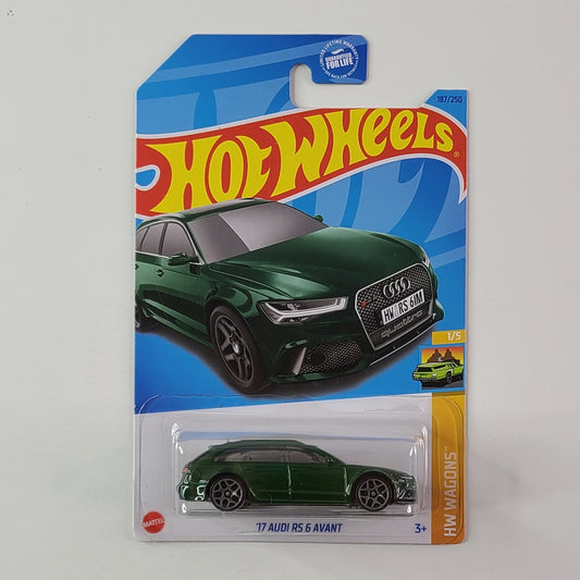 Hot Wheels - '17 Audi RS 6 Avant (Goodwood Green)