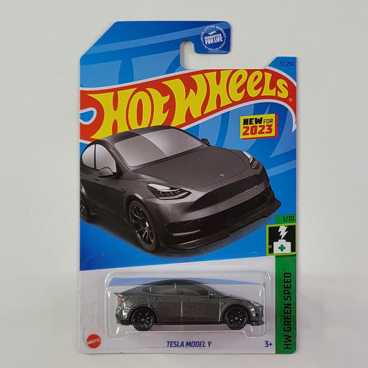 Hot Wheels - Tesla Model Y (Midnight Silver Metallic)