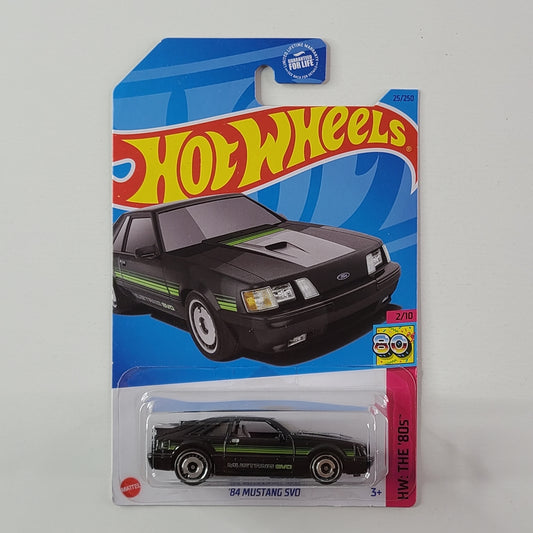 Hot Wheels - '84 Mustang SVO (Black)