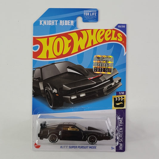 Hot Wheels - K.I.T.T. Super Pursuit Mode (Black) [Factory Sealed 2022 Set]