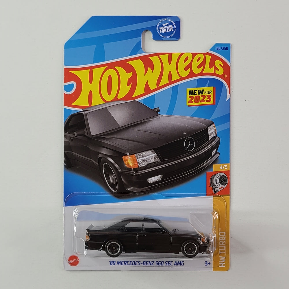 Hot Wheels - '89 Mercedes-Benz 560 SEC AMG (Black)