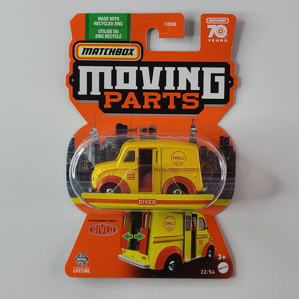 Matchbox Moving Parts - Divco (Yellow)